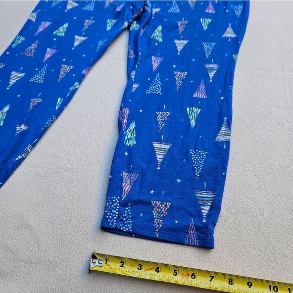 Sleep Chic Merry Vibes Pink and Blue PJ Set Size 3X - Picture 13 of 16